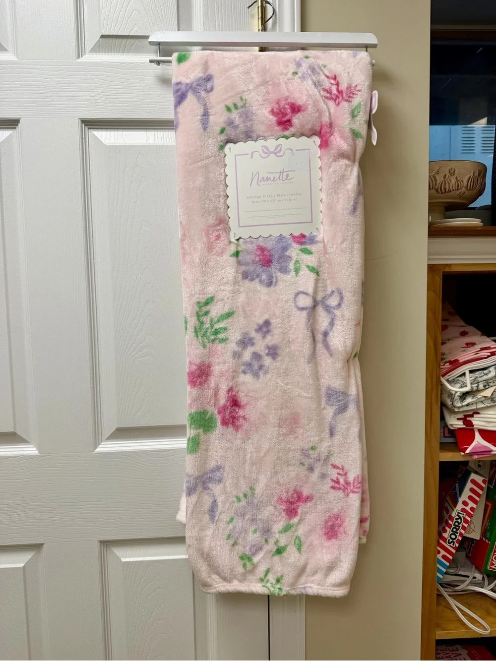 Nanette Lepore Plush Throw Blanket